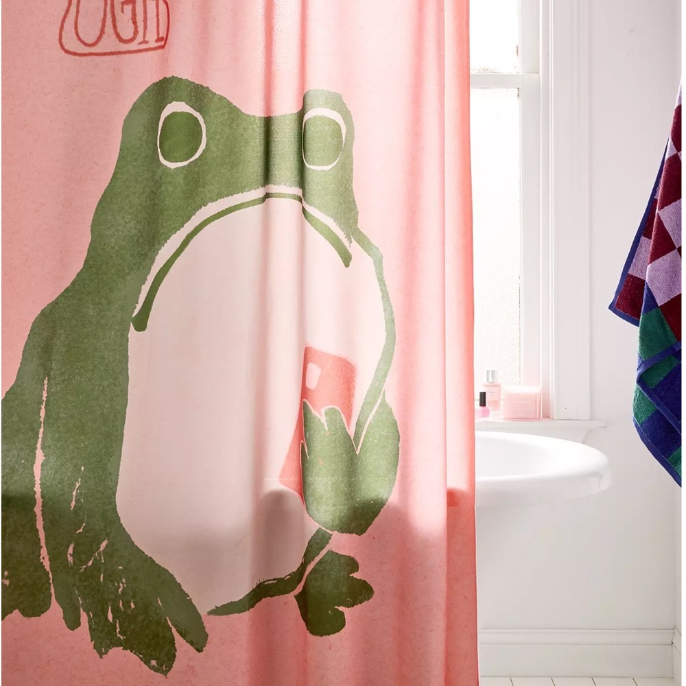 Urban Outfitters: Laura Graves Frog Shower Curtain